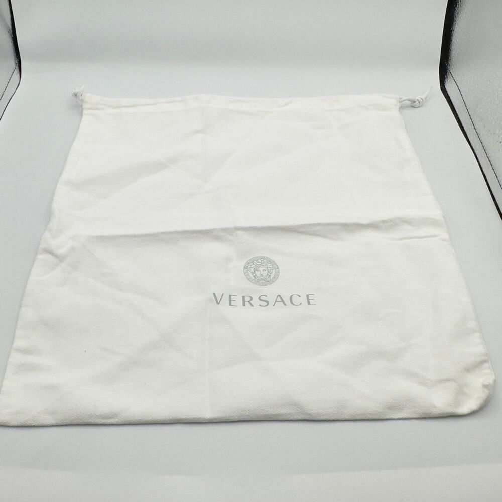 Versace White Medusa Dust Bag, Purst Storage Bag 13.5"